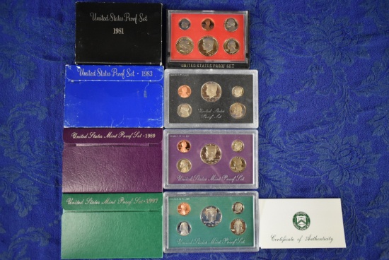 UNITED STATES MINT PROOF COIN SETS!