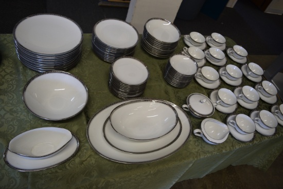NORITAKE SILVESTER CHINA SET!