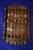 WONDERFULLY DISPLAYED SPOON COLLECTION!