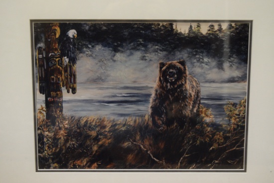 NATIVE AMERICAN GRIZZLY PRINT!