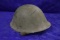 VINTAGE TURTLE SHELL MILITARY HELMET!