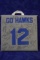 SEATTLE SEAHAWKS AUTOGRAPHED BENCH CUSHION!