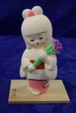 JAPANESE HAKATA DOLL WITH STAND!