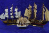 HANDCRAFTED WOODEN MODEL SAIL BOATS!