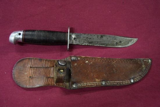 VINTAGE WESTERN BOULDER, CO KNIFE WITH SHEATH!
