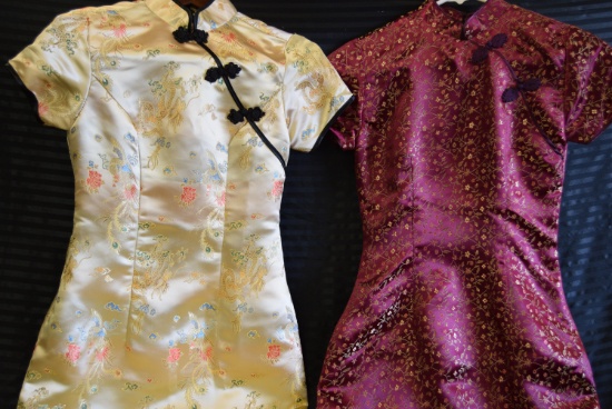 BEAUTIFULLY EMBRODERIED KIMONO DRESS'S