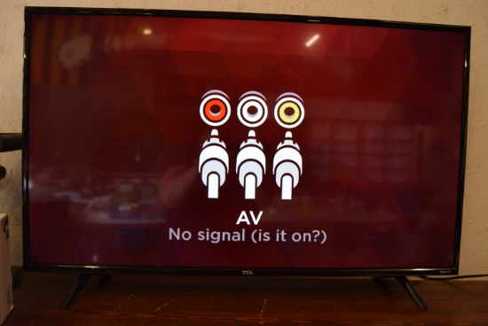 TCL ROKU 44" TV! CASE 19N116 ITEM 45