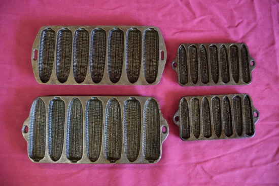 CAST IRON CORN BREAD MOLD PANS!