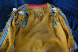 BEADED LEATHER NATIVE SHIRT!