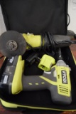 RYOBI ANGLE GRINDER! Case 19N116 Item 48