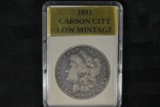 1891 CARSON CITY SILVER DOLLAR!