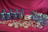 AWESOME LOT OF VINTAGE BALL & ATLAS GLASS JARS!