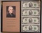 UNCUT US $2 BILL FULL SHEET WITH OCO!