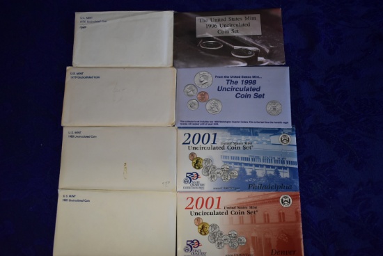 US MINT UNCIRCULATED COIN SETS!