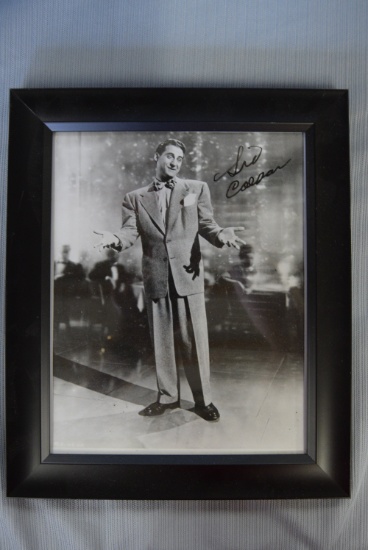 SID CEASAR AUTOGRAPHED PHOTO!