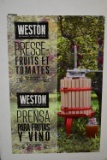 WESTON FRUIT AND WINE PRESS!