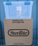 54QT STERILITE GASKET BOX!