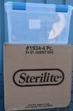 54QT STERILITE GASKET BOX!