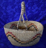 EARLY EXTREME NATIVE AMERICAN BASKET!