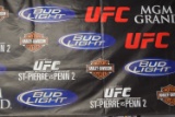 SIGNED UFC 94 EVENT WEIGH IN BANNER!