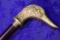 VINTAGE SOLID BRASS DUCK HEAD CANE!