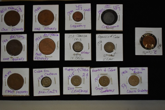 FOREIGN COIN COLLECTOR LOT!