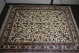 INDO KASHAN HAND KNOTTED 100% WOOL RUG!