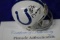 PEYTON MANNING SIGNED MINI HELMET WITH COA!