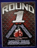 DEMETRIOUS JOHNSON UFC CHAMP SIGNED ROUND CARD!