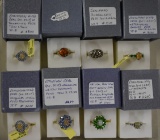 8 NEW IN BOX RINGS!