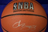 LEBRON JAMES SIGNED NBA BASKETBALL WITH COA!