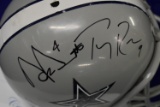 TONY ROMO / DAK PRESCOTT SIGNED HELMET WITH COA!