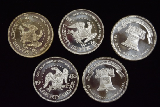 1985 LIBERTY SILVER COINS!