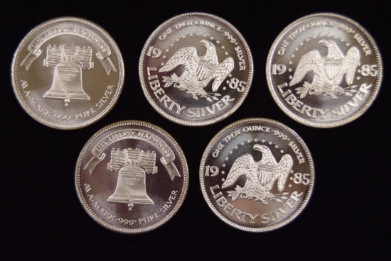 1985 LIBERTY SILVER COINS!