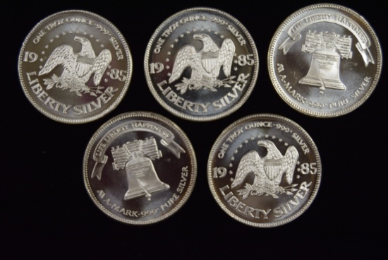 1985 LIBERTY SILVER COINS!