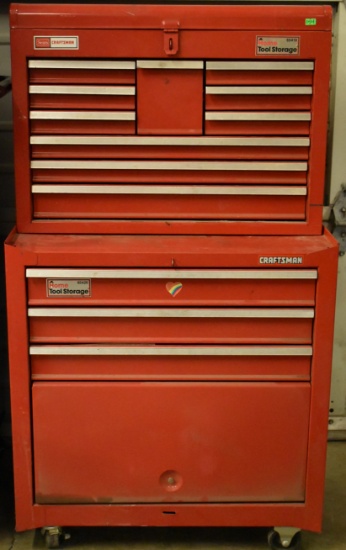 CRAFTSMAN TOOL BOX WITH TOOLS!