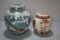 EXTREME EARLY HAND PAINTED URNS!