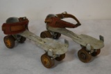 EARLY UNION HARDWARE ROLLER SKATES!!