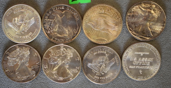 ASSORTED SILVER ROUNDS!!!