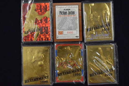 MICHAEL JORDAN RETIREMENT CARD SET!!