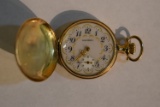 SOLID GOLD POCKET WATCH!!! O/A
