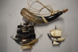 VINTAGE HORN ART!!!