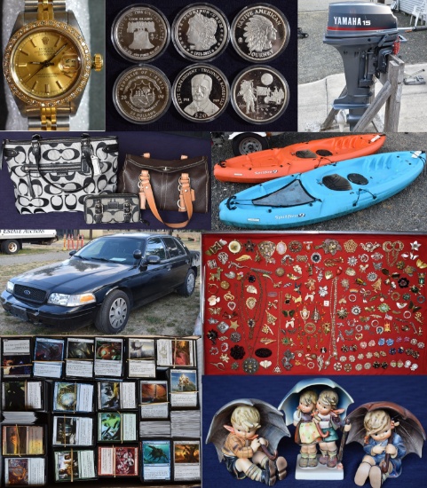 FELONY SEIZED AND COLLECTOR AUCTION!