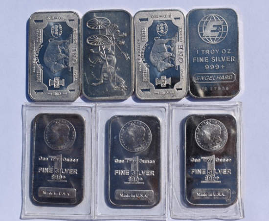 1 OZ SILVER BARS!!