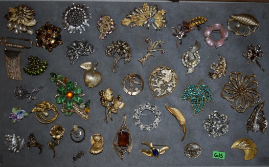 VINTAGE SIGNED BROACHES!!