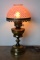 MID CENTURY OPALESCENT LAMP!!!