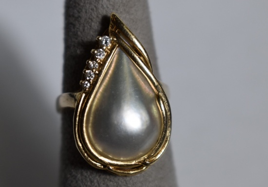 ESTATE PEARL RING!!