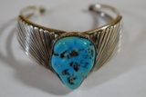 NATIVE ARTIST SIGNED CUFF BRACELET!!! 12