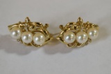 14KT GOLD & PEARL EARRINGS!!