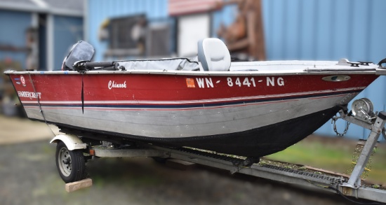 CHINOOK BOAT, MOTOR & TRAILER!!
